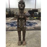 AFRICAN TRIBAL FIGURE. 112cm x 21cm