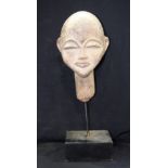 AFRICAN TRIBAL LOBI HEAD. Burkina Faso. 32cm x 18cm (head)