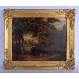 English School (19th Century) Oil on board, Rural scene. Image 42 cm x 50 cm.