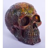 A CONTEMPORARY MODEL OF A SKULL. 15 cm x 15 cm.