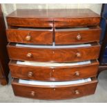 Early 19th Century 5 drawer Chest of Drawers. 108cm x 102cm