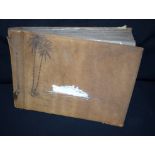 A SS Andorra star photograph album images of North Africa & Canada