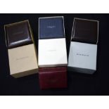 Four watch boxes two Longines, two Burberry