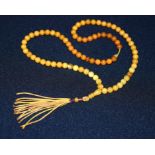 A set of Amber beads 40cm