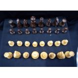 Wooden chess set (weighted)