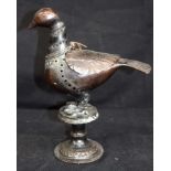 An Indian Bronze bird. 23.5 cm high