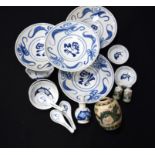 Miscellaneous group of Chinese porcelain including a ginger jar