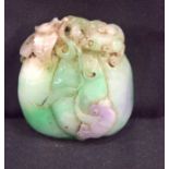 Chinese carved Jade bolder. 7cm