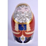 Royal Crown Derby paperweight of Santa Claus. 10.5cm high