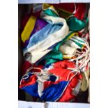 A collection of Nautical flags and bunting