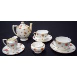 A Royal Doulton Tea set floral pattern