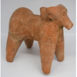 An Iranian Sassanian Terracotta bull 500CE 15 x 14 cm