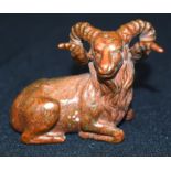 A small bronze Japanese goat 6 cm