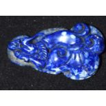 Small lapis Lazuli carved bolder. 5 cm