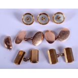 ASSORTED GOLD CUFFLINKS. 20.2 grams. (qty)