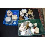 Collection of ceramic jugs, bowls etc