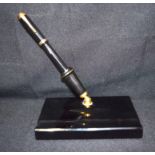 a Parker Duofold fountain pen together with matching stand