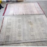 Two wool rugs. 290cm x 190cm