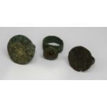 Three Roman bronze rings