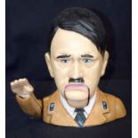 Contemporary cold painted humorous model of Hitler. 16cm