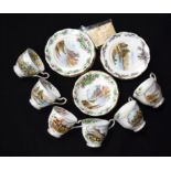 A six piece Royal Albert Bone china From the Traditional British songs series