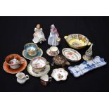 A collection of English and continental porcelain