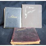 Three Victorian Albums of drawings and drawings