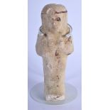 AN EARLY EGYPTIAN SHABTI FIGURE OF AKHET-EN THEBAN 22nd Dynasty, ex Sir Robert Mond collection. 15