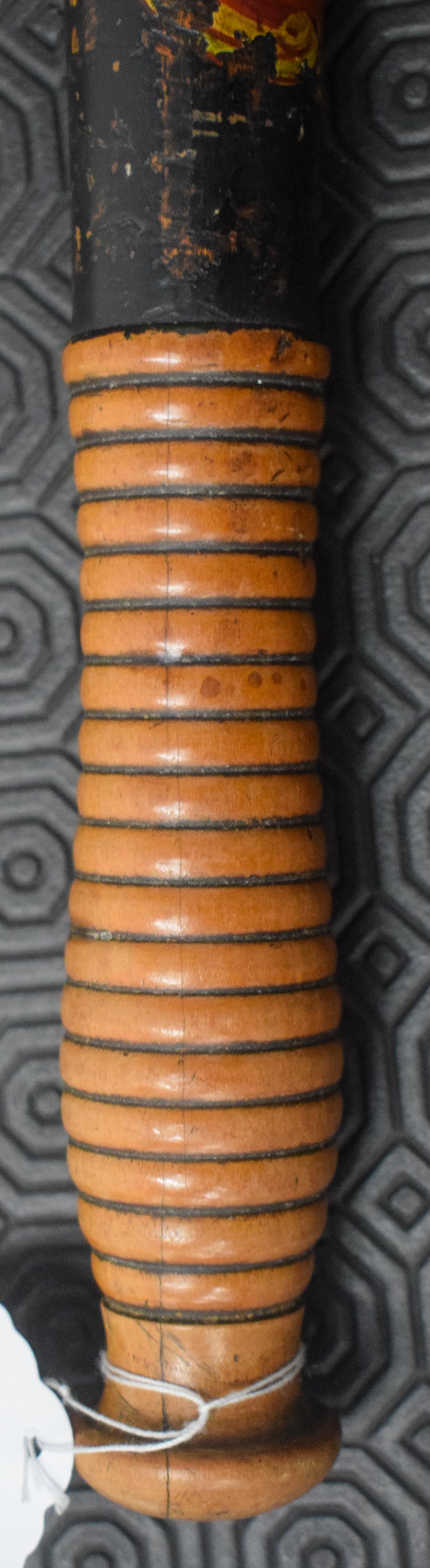 A WILLIAM IV PAINTED WOOD TRUNCHEON. 42 cm long. - Image 17 of 19