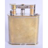 A VINTAGE DUNHILL SILVER PLATED TABLE LIGHTER. 325 grams. 11 cm x 7 cm.