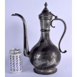 A 19TH CENTURY MIDDLE EASTERN ISLAMIC EWER. 34 cm x 18 cm.