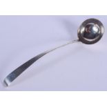 AN ANTIQUE GLASGOW SCOTTISH LADLE. 23 grams. 16 cm long.