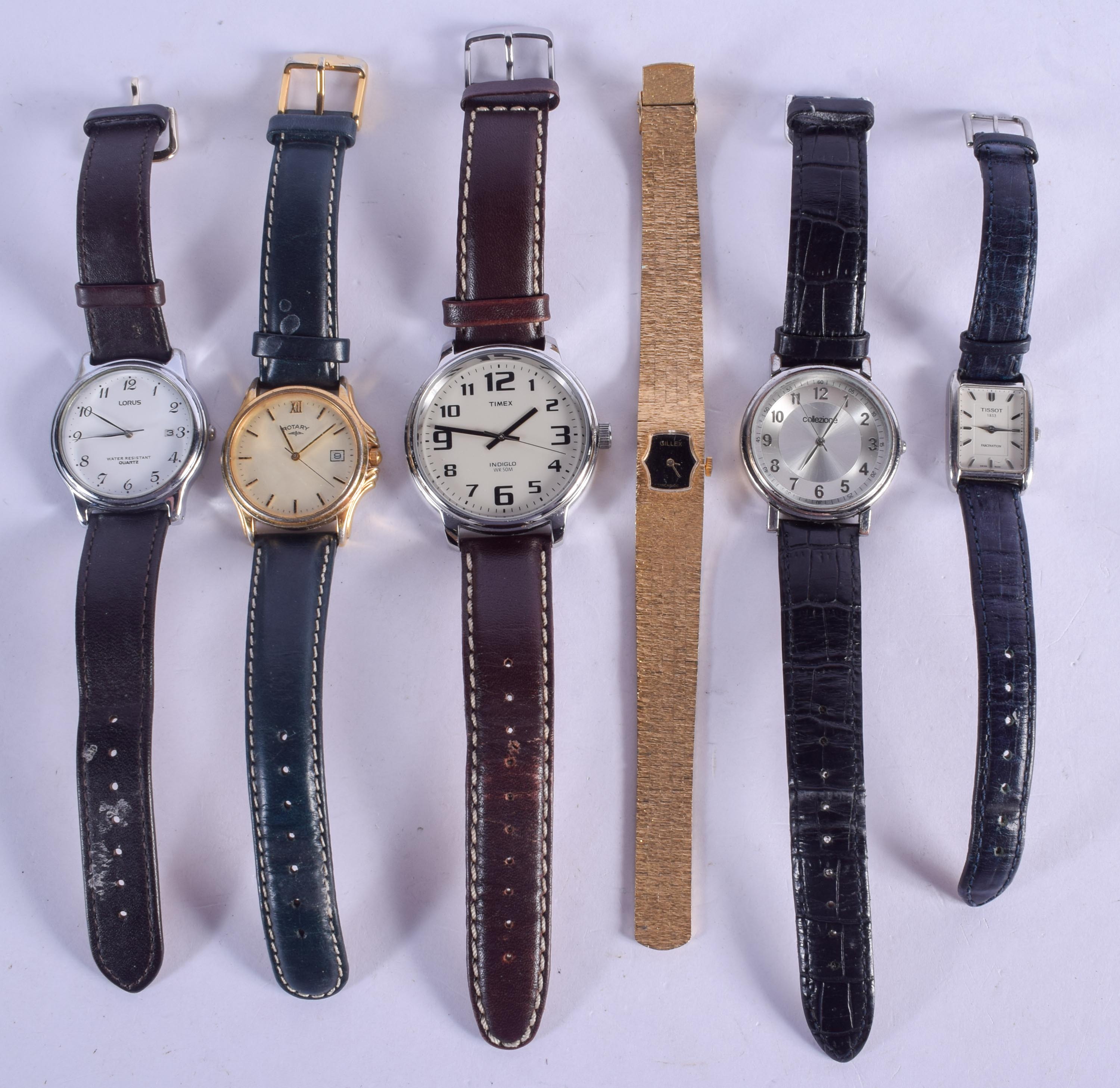 ASSORTED WATCHES. (6)