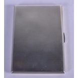 A 1940S SILVER CIGARETTE CASE. Birmingham 1945. 202 grams. 12 cm x 9 cm.