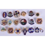 ASSORTED ENAMELLED BADGES. (qty)