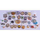 ASSORTED SPORTING BADGES. (qty)