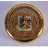A 19TH CENTURY FRENCH PALAIS ROYALE IVORY BOX. 5 cm wide.
