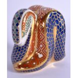 Royal Crown Derby paperweight of Snake. 8cm high