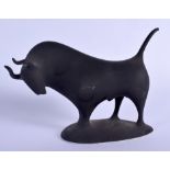 A VINTAGE ROYAL DUX BULL. 18 cm x 13 cm.