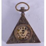 A CONTEMPORARY MASONIC WATCH. 5.25 cm wide.