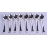 ASSORTED SILVER SPOONS. Sheffield 1968 to 1973. 514 grams. (qty)