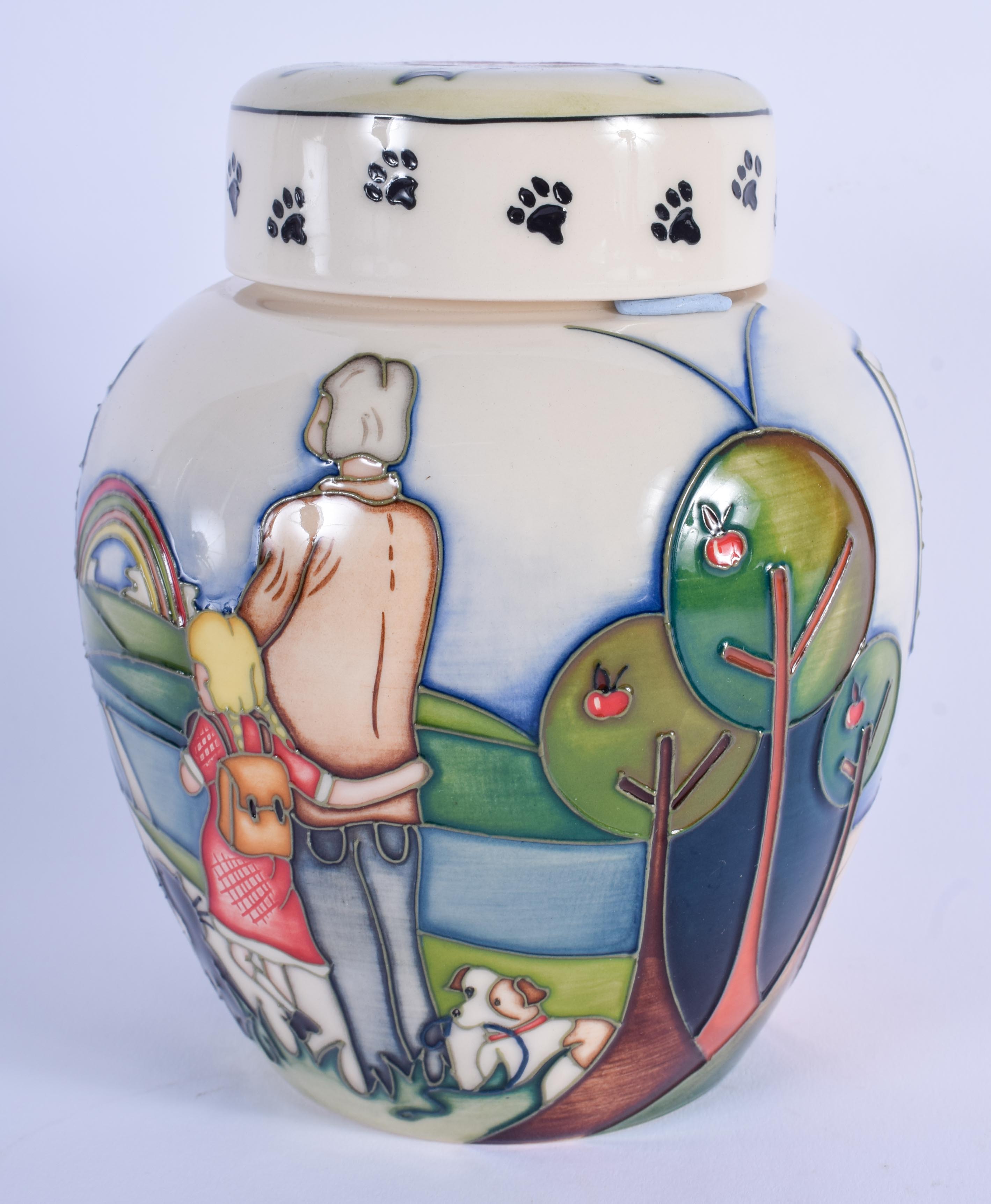 A BOXED MOORCROFT LIMITED EDITION COLLECTORS CLUB GINGER JAR C2009 No 18 of 250, decorated with dadd - Image 2 of 4