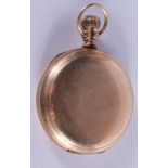 A WALTHAM GOLD PLATED FULL HUNTER POCKET WATCH. 5.25 cm diameter.