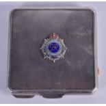 A 1940S SILVER COMPACT. Birmingham 1940. 6.75 cm square.