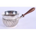 A VINTAGE MERGULHAO SILVER BRANDY WARMER. 40 grams. 8.5 cm wide.