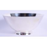 AN ART DECO TIFFANY & CO SILVER SUGAR BOWL. 212 grams. 12 cm diameter.