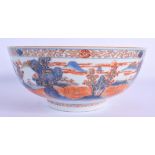 AN EARLY 18TH CENTURY CHINESE EXPORT IMARI BOWL Yongzheng/Qianlong. 25 cm x 11 cm.