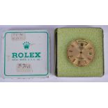 A BOXED ROLEX DAY-DATE SPARE DIAL. 2.25 cm diameter.