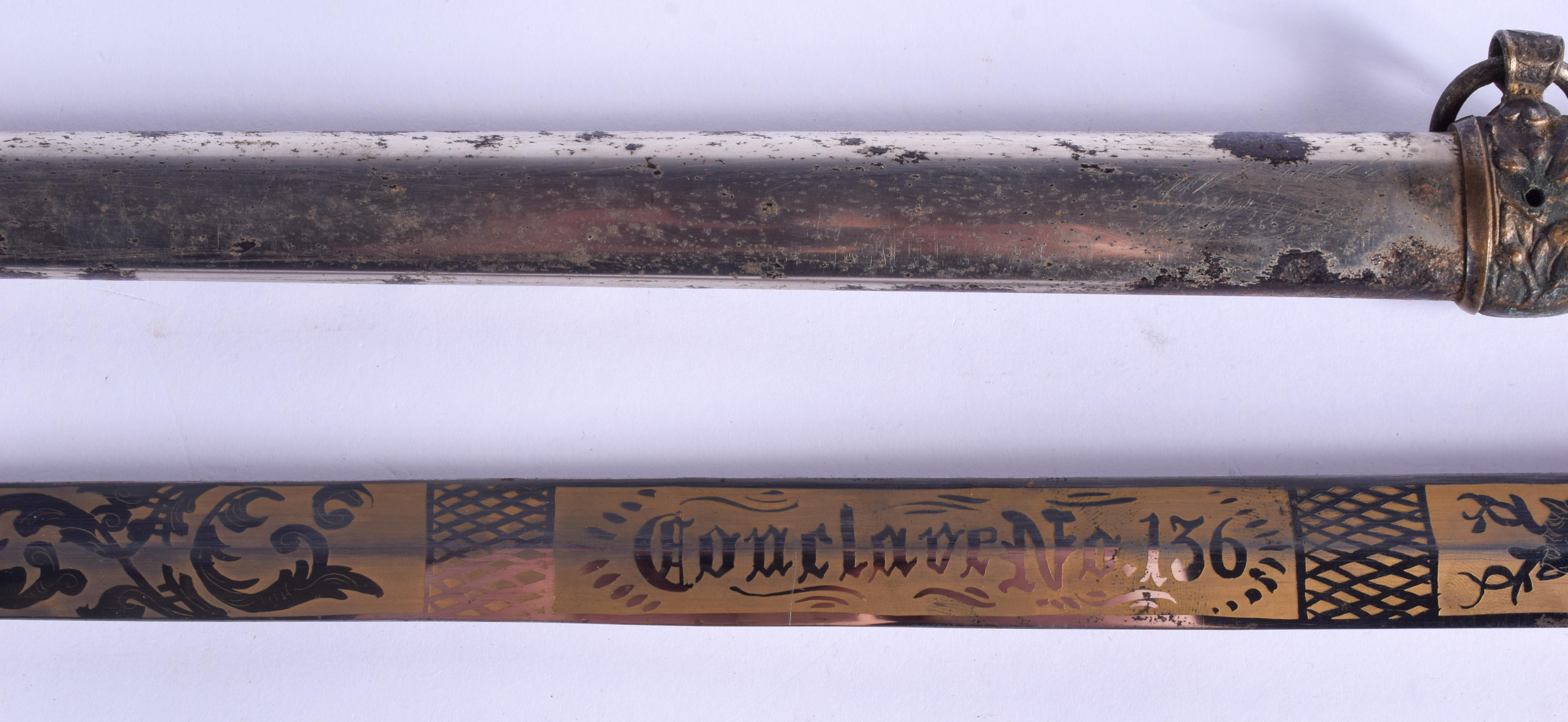 A VINTAGE SWORD. 95 cm long. - Image 7 of 10