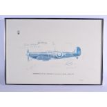 Keith Broomfield (20th Century) 3 x prints, Raf, Aeronautical interest, Ltd edition of 1000. Image 5